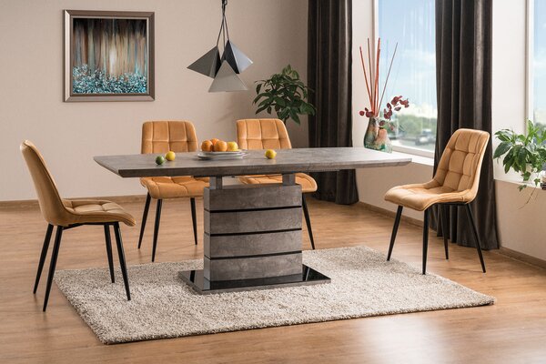 Jídelní židle Charlie (hnědá + černá). Akce -10%