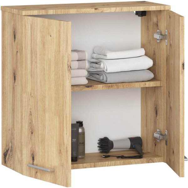 Koupelnová skříňka FIN W 60 cm 2D dub artisan