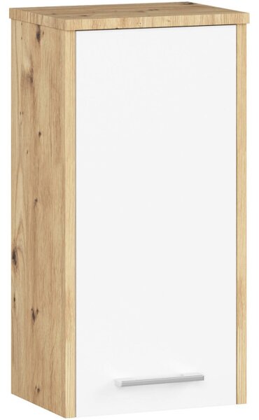 Koupelnová skříňka FIN W 30 cm 1D dub artisan / bílá