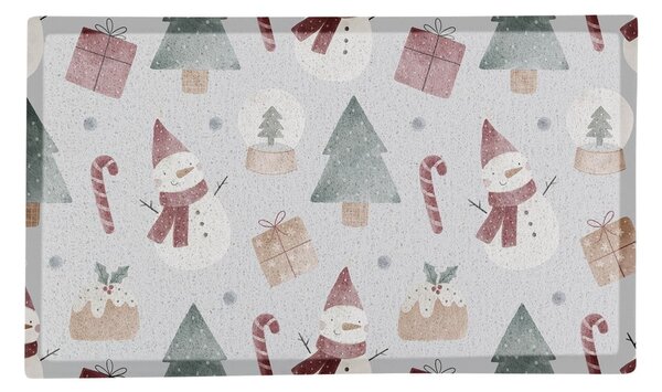 Rohožka s vánočním motivem 40x70 cm Snowman – Artsy Doormats