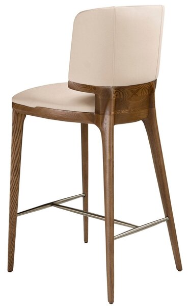 -25 % Dny MOMENTI– Angel Cerdá Krémová koženková barová židle No. 4208, 72 cm
