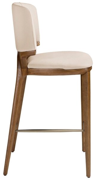 -25 % Dny MOMENTI– Angel Cerdá Krémová koženková barová židle No. 4208, 72 cm