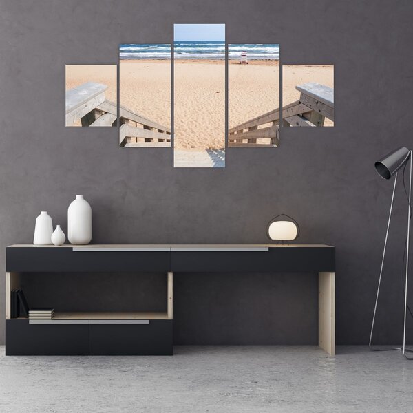 Obraz - Pláž (125x70 cm)