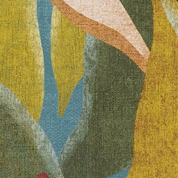 A.S. Création | Vliesová tapeta na zeď PintWalls 3 79186-3 | 0,53 x 10,05 m | modrá, vínová, krémová, žlutá