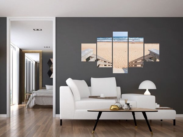 Obraz - Pláž (125x70 cm)