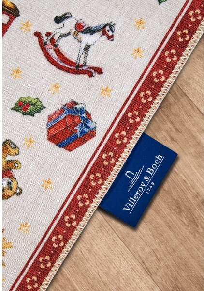 Červený koberec s vánočním motivem 50x80 cm Red Christmas – Villeroy&Boch