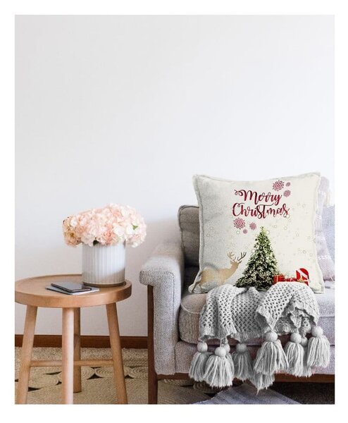 Povlak na polštář s vánočním motivem 43x43 cm – Mila Home