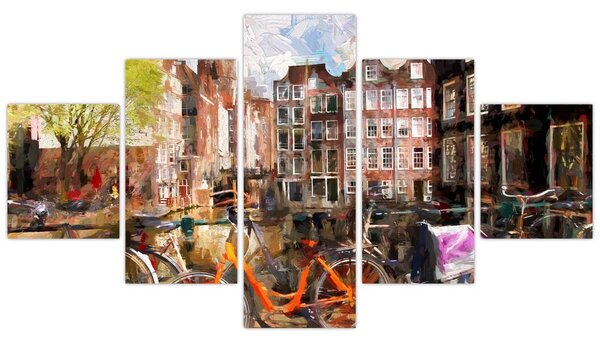 Obraz - Amsterdam (125x70 cm)