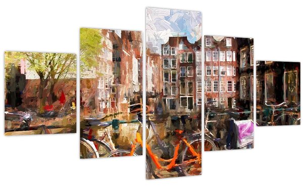 Obraz - Amsterdam (125x70 cm)