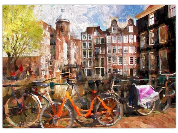 Obraz - Amsterdam (70x50 cm)