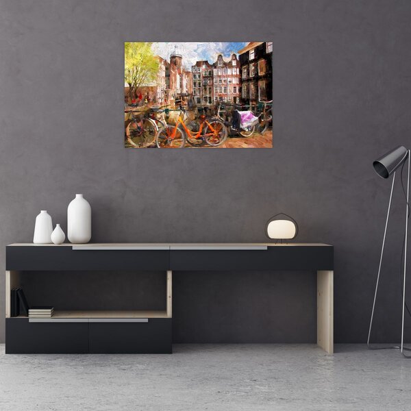Obraz - Amsterdam (70x50 cm)