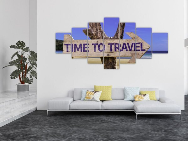 Obraz - Cestování (210x100 cm)