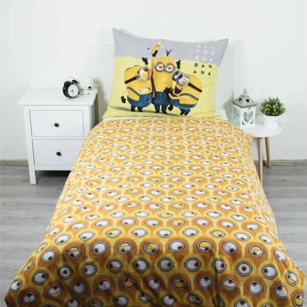 Jerry Fabrics Povlečení Mimoni All for one 140x200, 70x90 cm