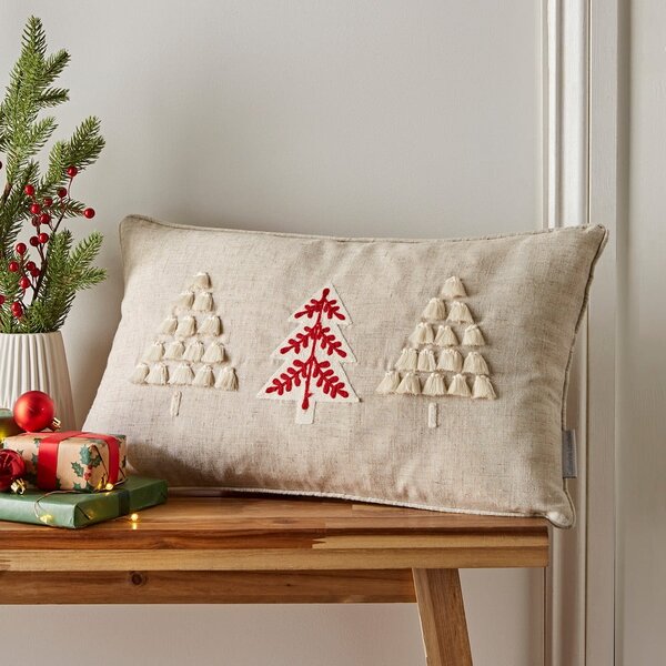 Dekorační polštář s vánočním motivem 30x50 cm Christmas Tree – Catherine Lansfield