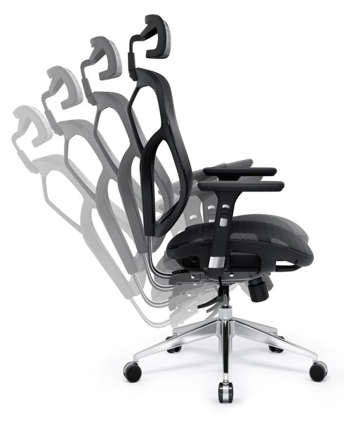 Ergonomická židle DIABLO V-BASIC: černá