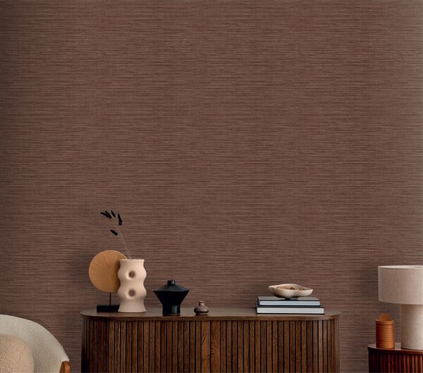 Vliesová tapeta na zeď, imitace látky, červená, hnědá, IM28041, Imani, Decoprint