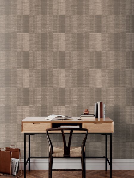 Geometrická vliesová tapeta na zeď, šedá, hnědá, IM28032, Imani, Decoprint