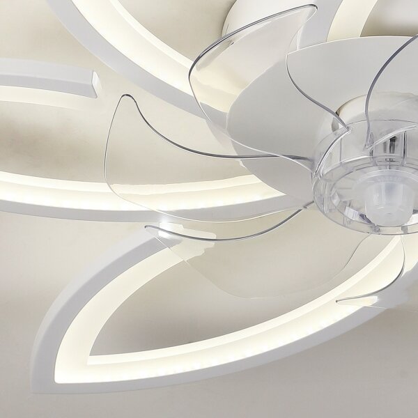 Brilagi-LED Stmívatelné svítidlo s ventilátorem LED/50W/230V 3000-6500K bílá+DO