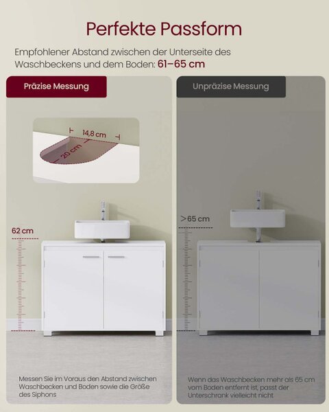 Skříňka pod umyvadlo BBK515W01