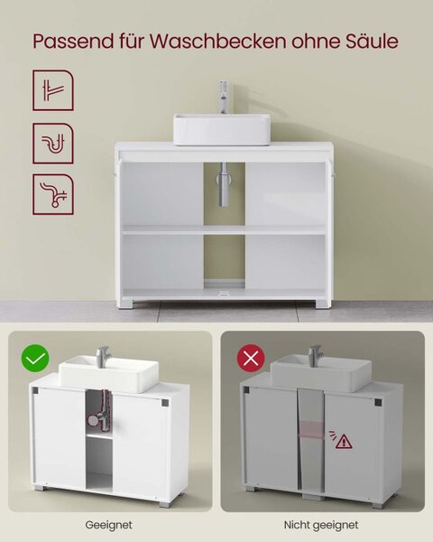 Skříňka pod umyvadlo BBK515W01