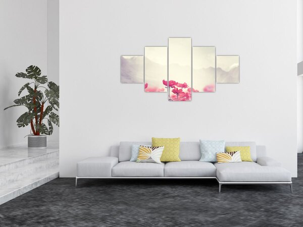 Obraz - Vlčí máky (125x70 cm)