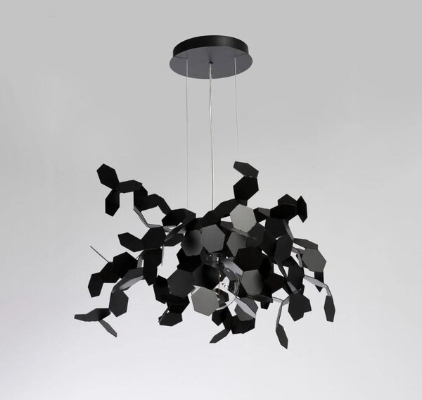 Zava Andromeda, černé závěsné designové svítidlo, 1xE27, prům. 70cm