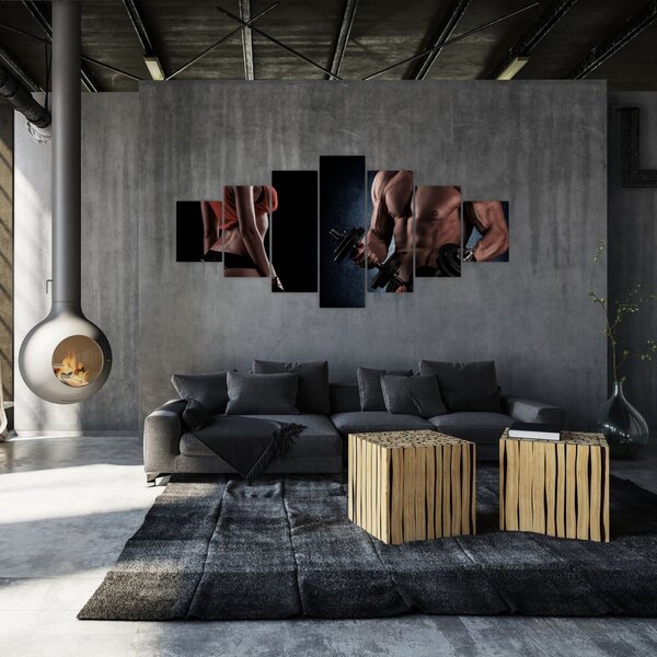 Obraz - Fitness (210x100 cm)