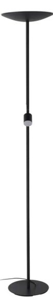 Eglo 901977 CONIVARINO - Čtecí dotykem stmívatelná LED lampa v černé barvě, LED 26,5W + 4W, 170cm (Stmívatelná LED stojací lampa ovládaná dotykem na panel se čtecím ramenem)