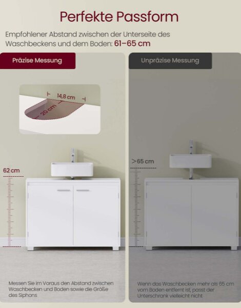 Skříňka pod umyvadlo BBK505W01
