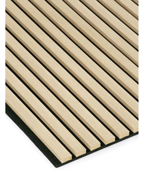 Dřevěný akustický panel, 2400 x 600 mm, dub sonoma