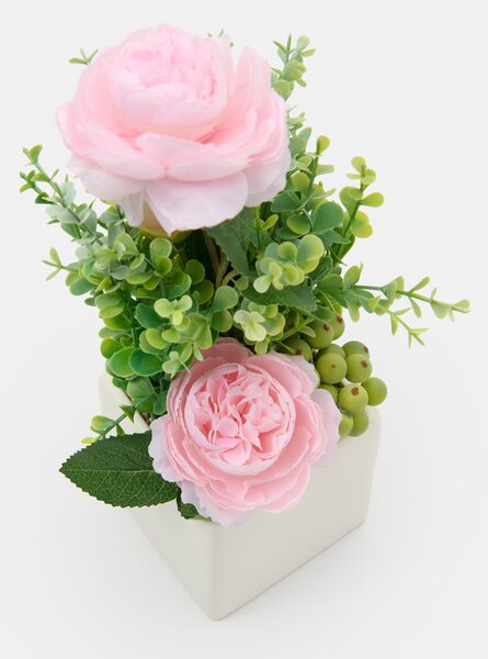 Sinsay - Decorative plant in a pot - pastelová růžová