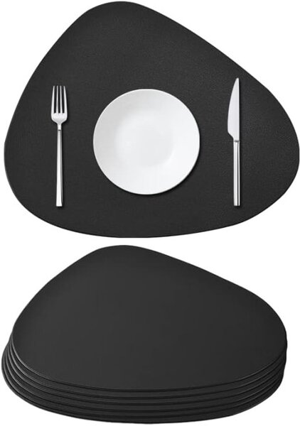 Podložka pod talíř a šálek TRIVAL BLACK (8 ks)