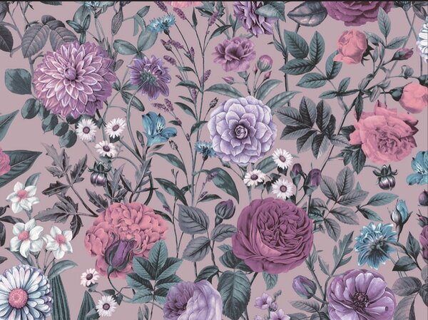 Vinylová tapeta Velvet Bloom růžová