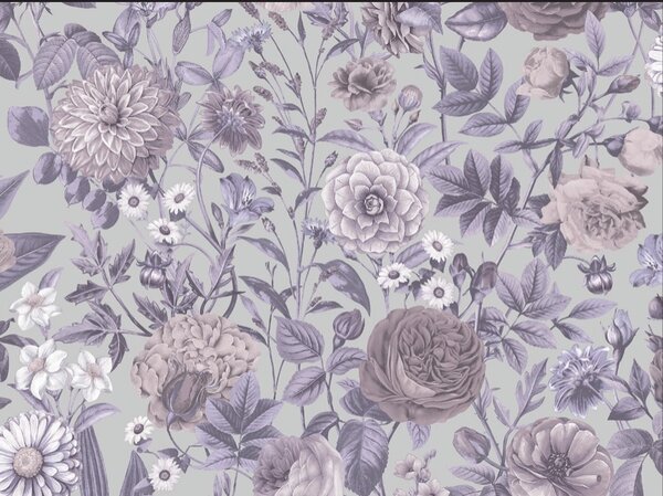 Vinylová tapeta Velvet Bloom levandulová – Fialová
