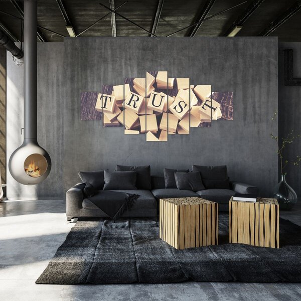 Obraz - Důvěra (210x100 cm)