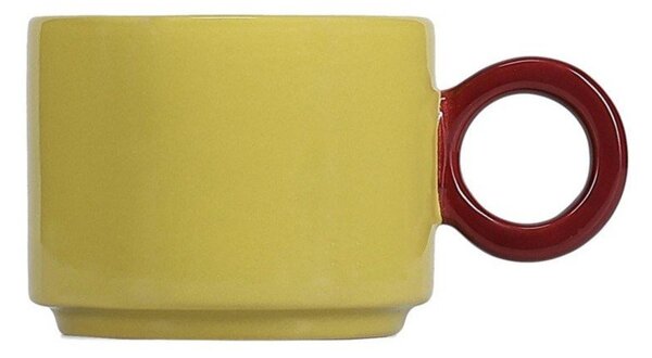 Kameninový hrnek v hořčicové barvě 280 ml Lou – ONA