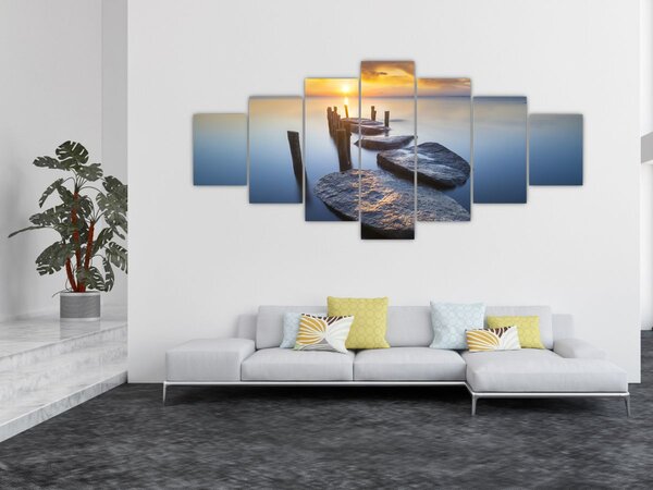 Obraz - Kamenné molo (210x100 cm)