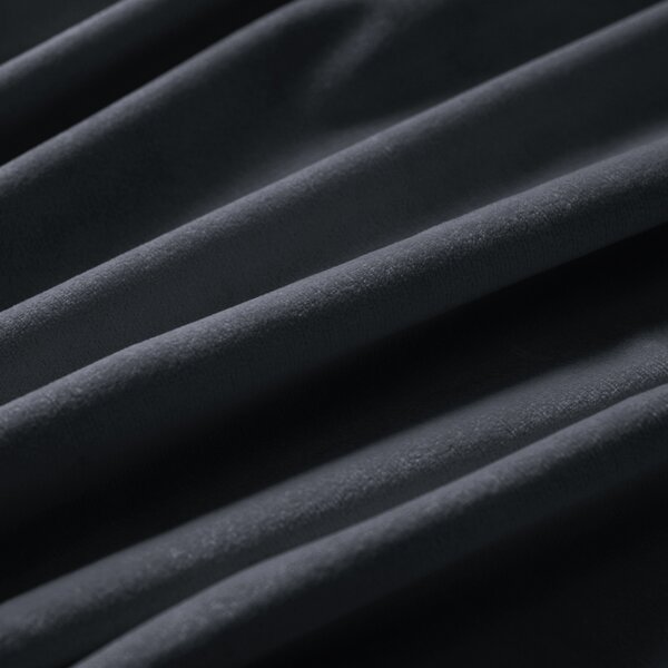 Biante Sametový oválný ubrus Velvet Premium SVP-004 Antracitově šedý 100x140 cm