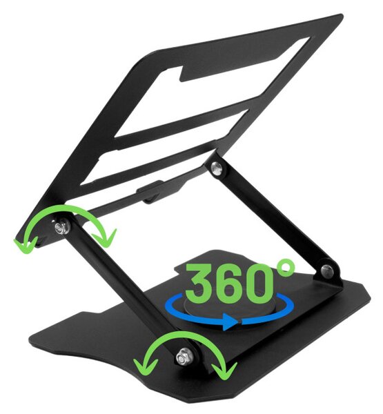 Stojan na notebook LAURO černý