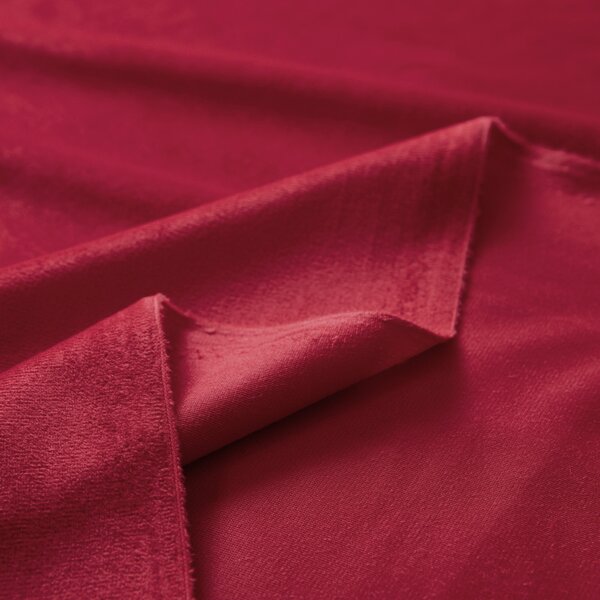 Biante Sametový závěs Velvet Premium SVP-007 Malinově červený - šířka 135 cm 135x140 cm
