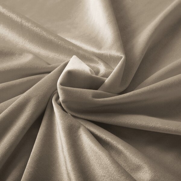 Biante Sametový čtvercový ubrus Velvet Premium SVP-030 Šedobéžový 90x90 cm