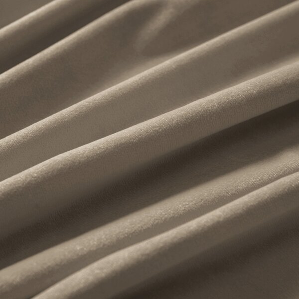 Biante Sametový čtvercový ubrus Velvet Premium SVP-030 Šedobéžový 90x90 cm
