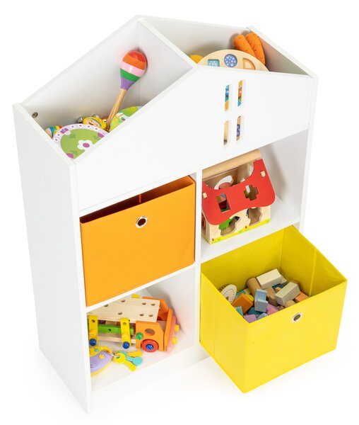 Knihovna dětská skříňka dětský dům přihrádky organizér
