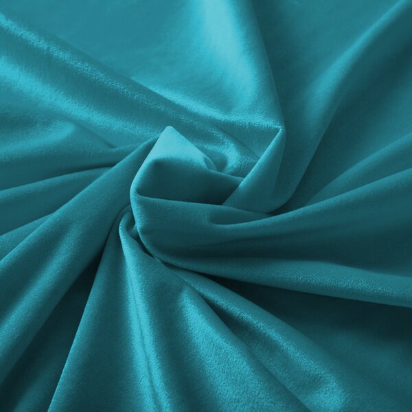 Biante Sametový přehoz na postel Velvet Premium SVP-035 Tyrkysově modrý 140x200 cm