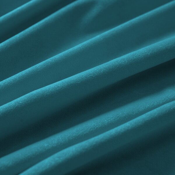 Biante Sametový oválný ubrus Velvet Premium SVP-035 Tyrkysově modrý 140x220 cm