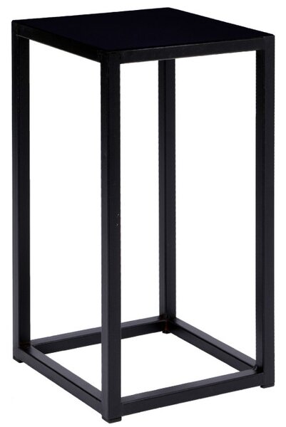 Stojan na květiny PIATTO LOFT černý 40 cm