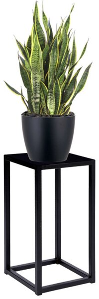 Stojan na květiny PIATTO LOFT černý 40 cm