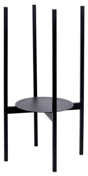 Stojan na květiny TORRE černý 60 cm