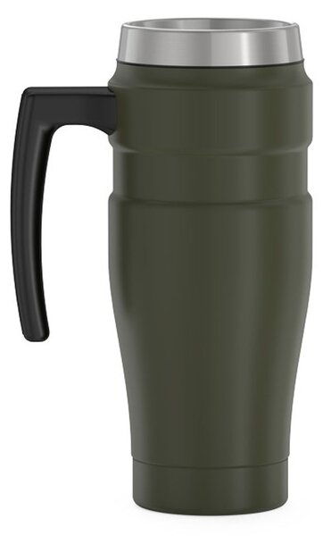 Thermos Termohrnek nerezový těsnící s madlem 0,47l vojenská zelená