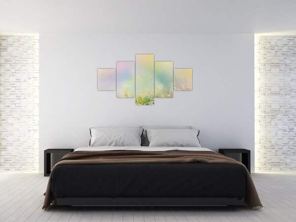 Obraz - Malovaná louka 2 (125x70 cm)